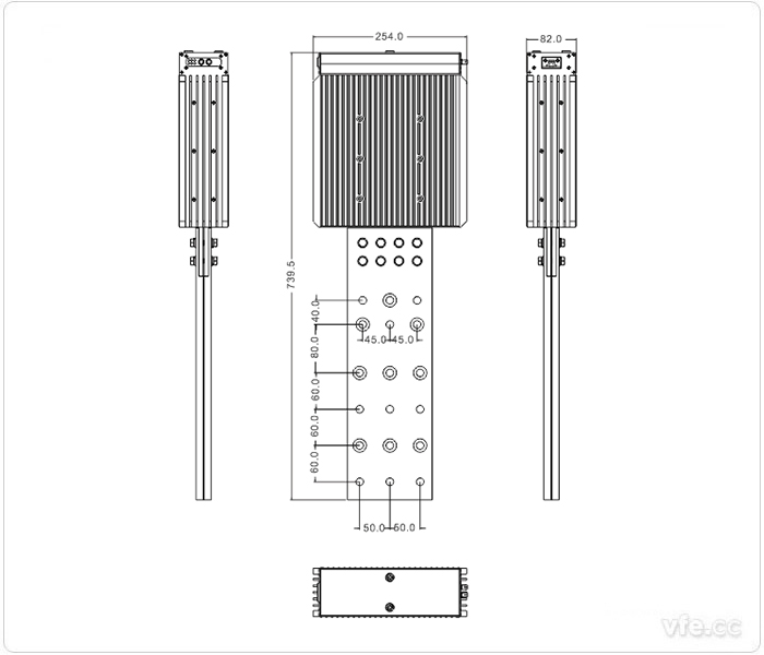 1000A、1500A、2000A刀片式SP變頻功率傳感器外形尺寸(單位:mm) 1000A、1500A、2000A刀片式SP變頻功率傳感器外形尺寸(單位:mm)