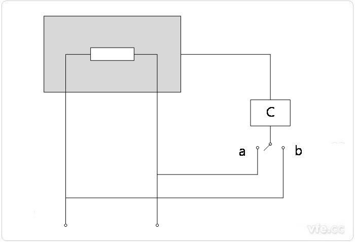 單相電機在工作溫度下接觸電流的測量電路圖