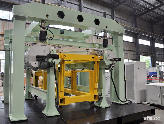 轉向架組裝檢測平臺實物圖 轉向架組裝檢測平臺實物圖