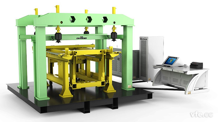 轉向架組裝檢測平臺效果圖 轉向架組裝檢測平臺效果圖
